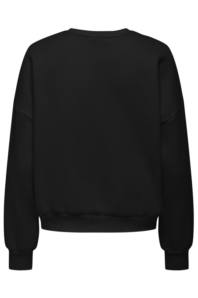 ONLTAMMIE L/S PRINT O-NECK SWT 15360318 BLACK/COUP